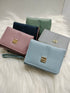 Three Folders Ladies Wallet with Side Chains